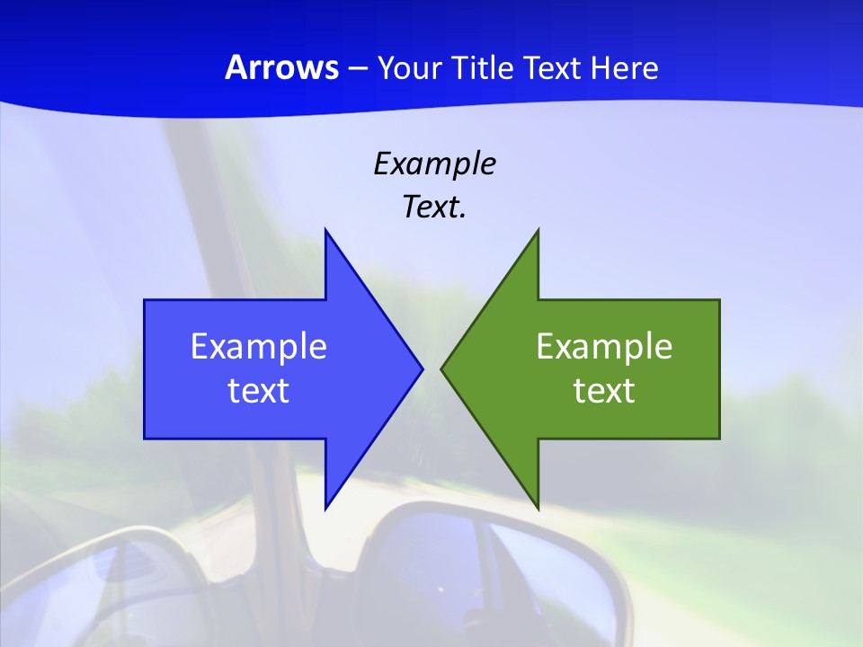Zoom Blurred Accelerated PowerPoint Template