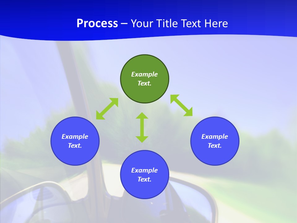 Zoom Blurred Accelerated PowerPoint Template