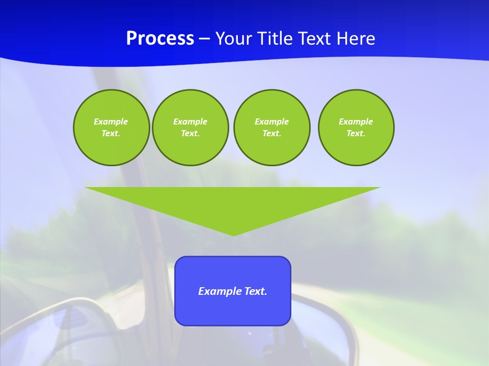 Zoom Blurred Accelerated PowerPoint Template