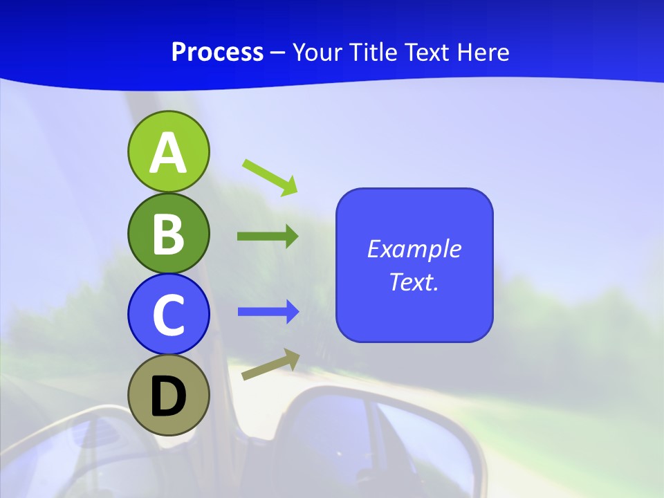 Zoom Blurred Accelerated PowerPoint Template