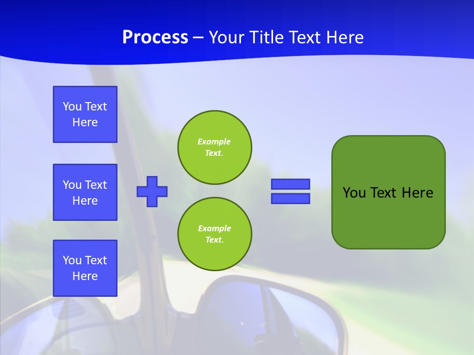 Zoom Blurred Accelerated PowerPoint Template