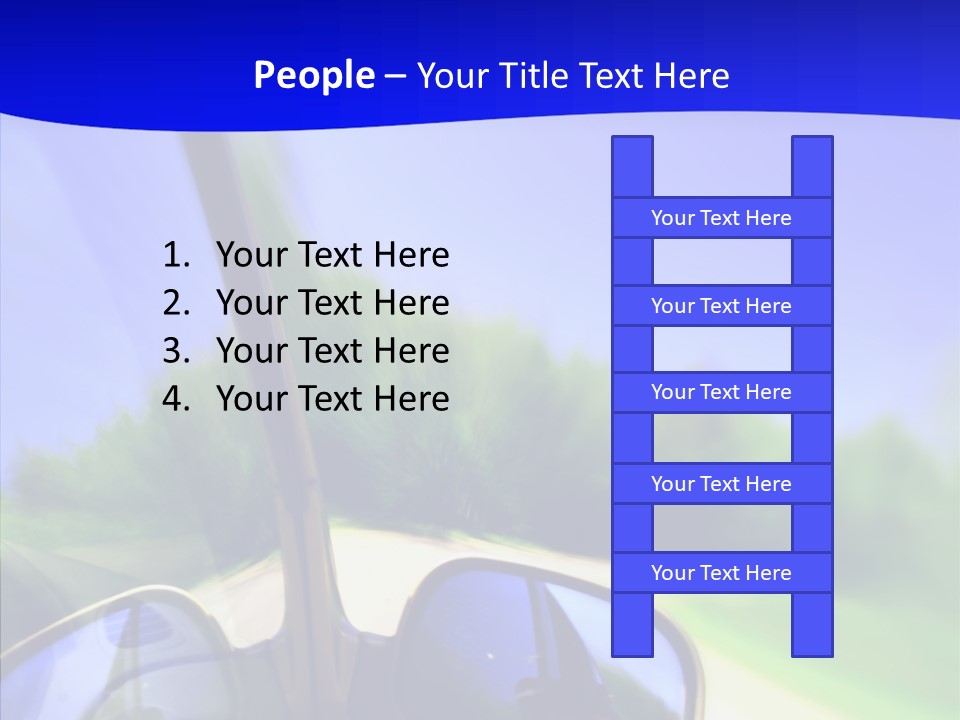 Zoom Blurred Accelerated PowerPoint Template