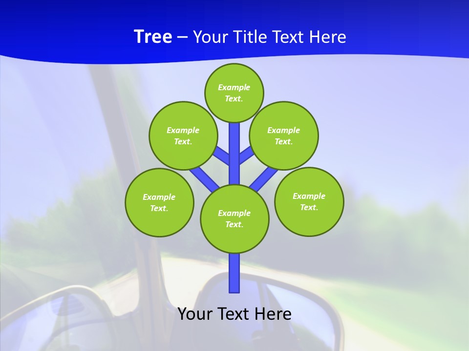 Zoom Blurred Accelerated PowerPoint Template