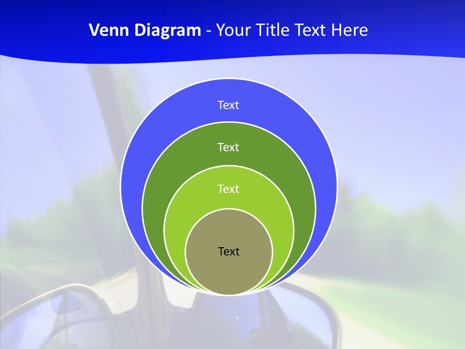 Zoom Blurred Accelerated PowerPoint Template