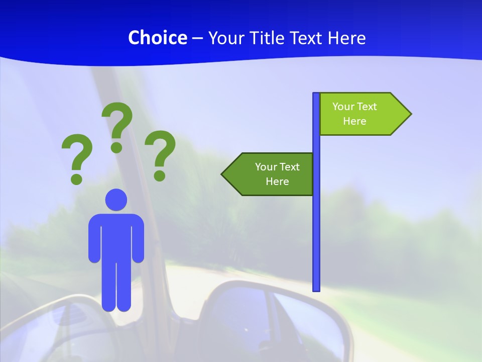 Zoom Blurred Accelerated PowerPoint Template