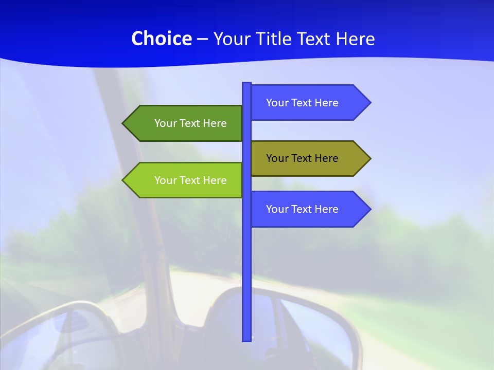 Zoom Blurred Accelerated PowerPoint Template