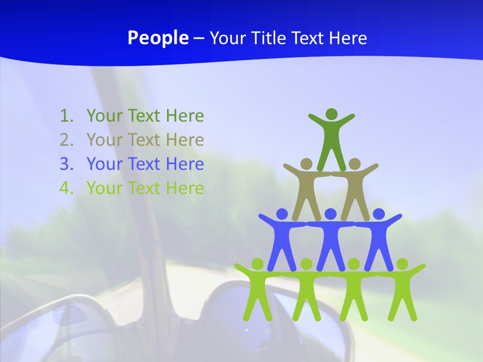 Zoom Blurred Accelerated PowerPoint Template