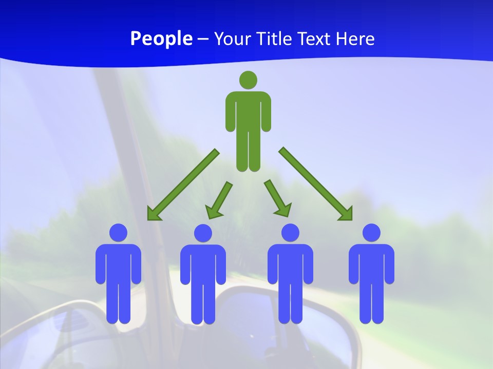 Zoom Blurred Accelerated PowerPoint Template