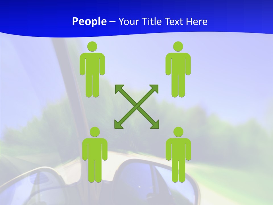 Zoom Blurred Accelerated PowerPoint Template