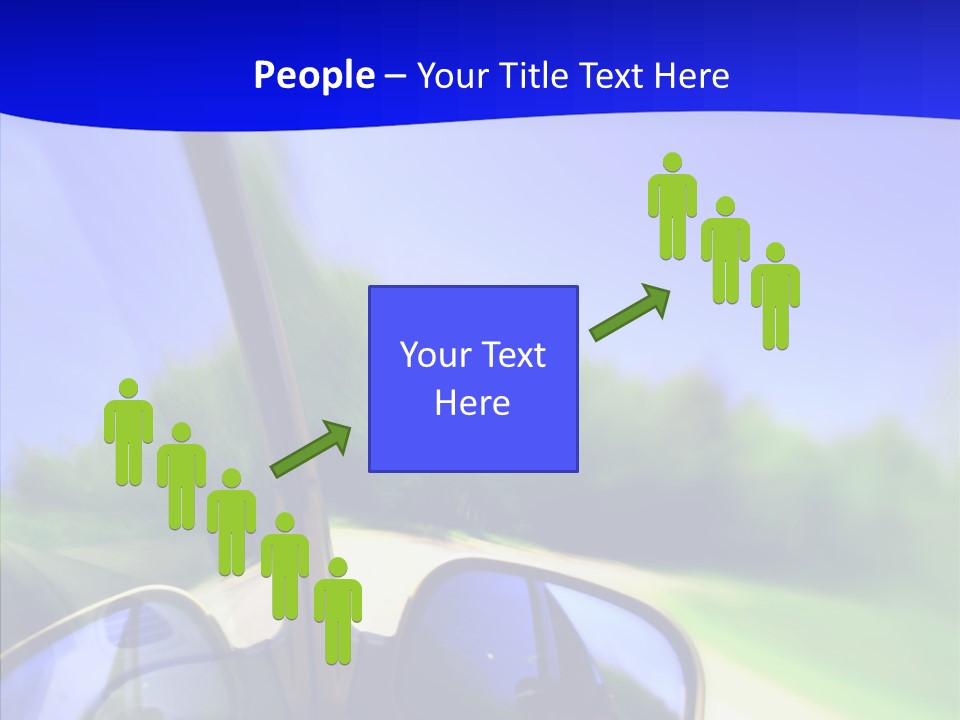 Zoom Blurred Accelerated PowerPoint Template