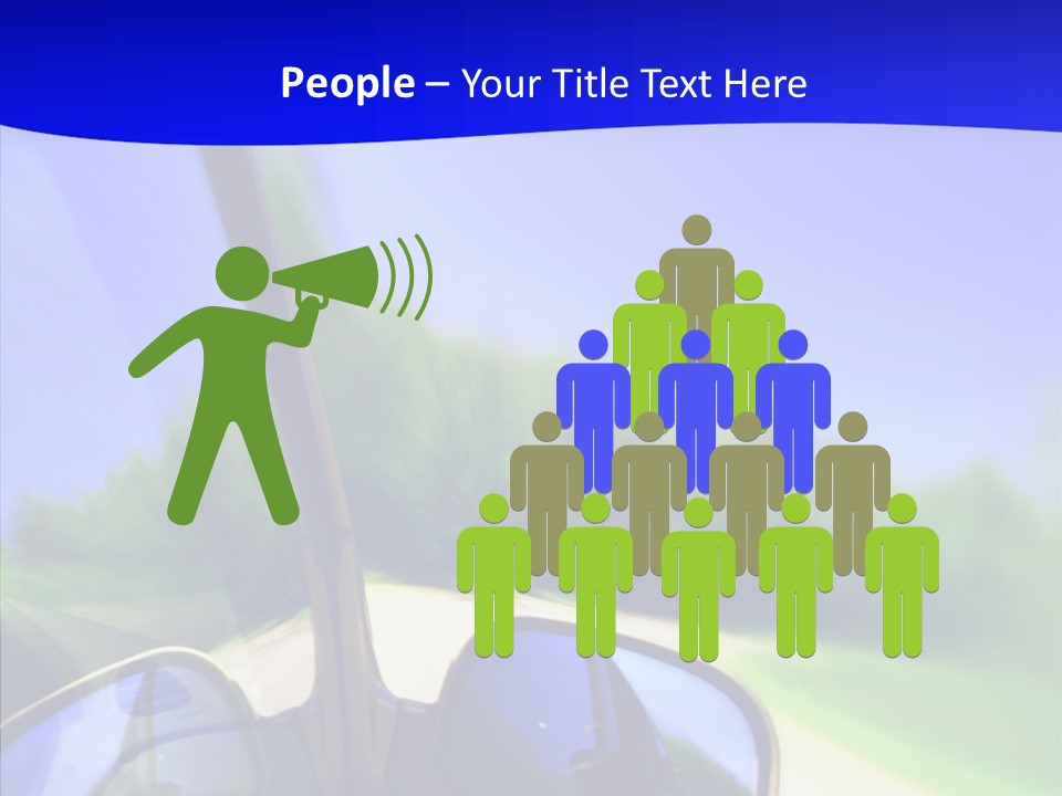 Zoom Blurred Accelerated PowerPoint Template