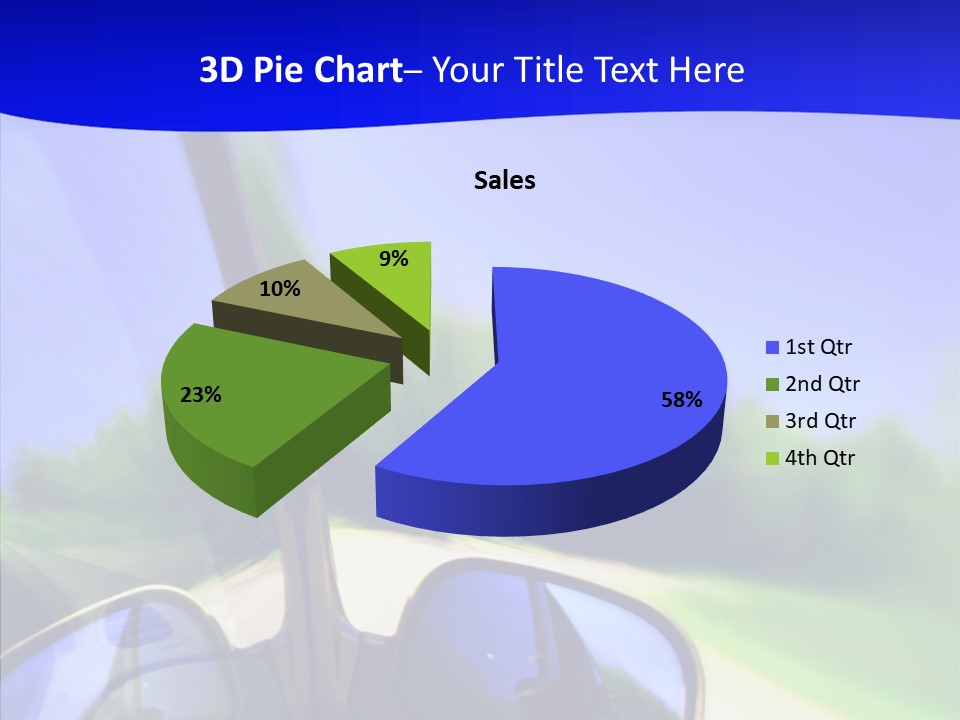 Zoom Blurred Accelerated PowerPoint Template