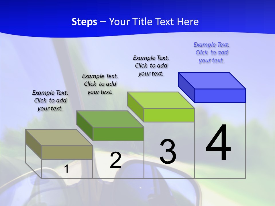 Zoom Blurred Accelerated PowerPoint Template