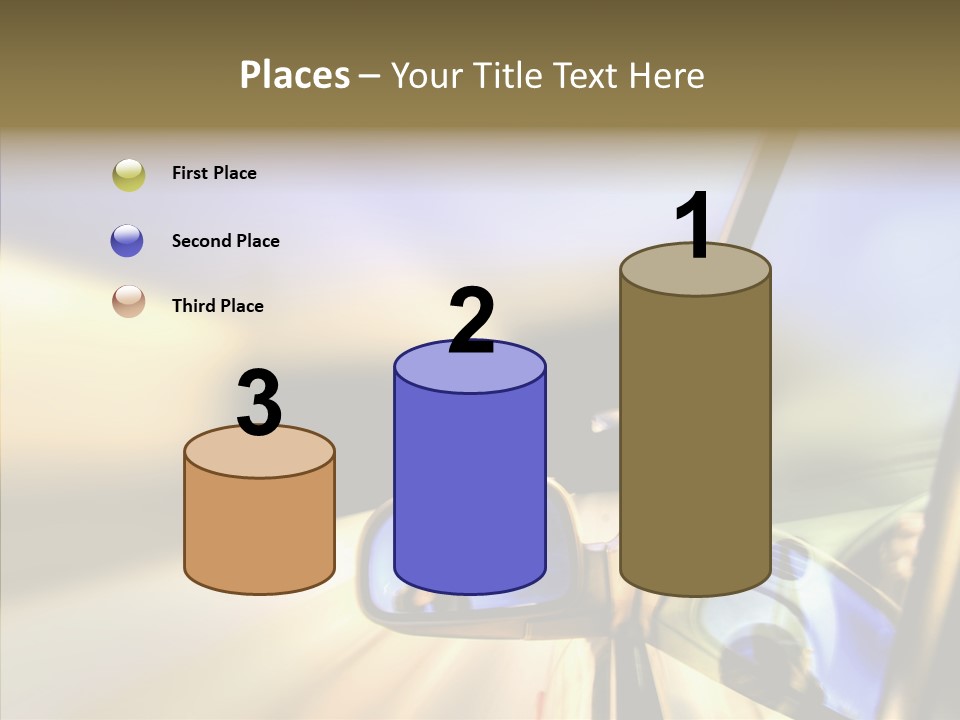 Riding Blue Accelerate PowerPoint Template