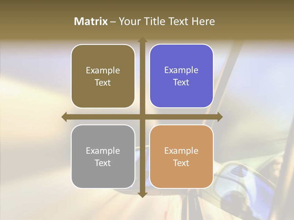 Riding Blue Accelerate PowerPoint Template