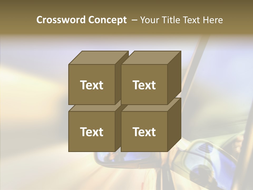 Riding Blue Accelerate PowerPoint Template