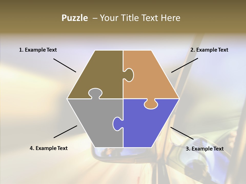 Riding Blue Accelerate PowerPoint Template