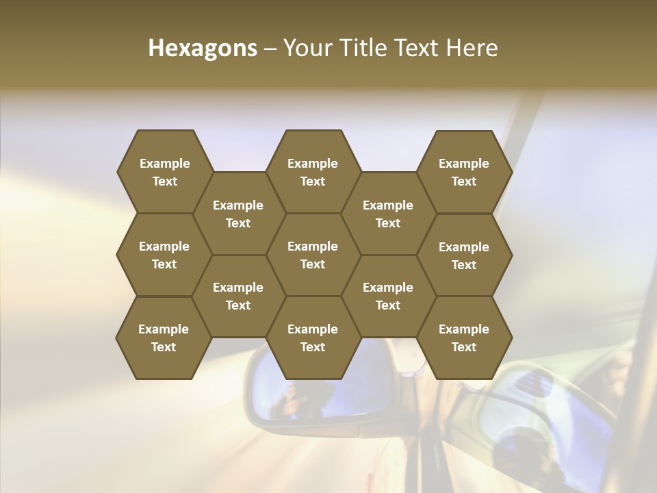 Riding Blue Accelerate PowerPoint Template