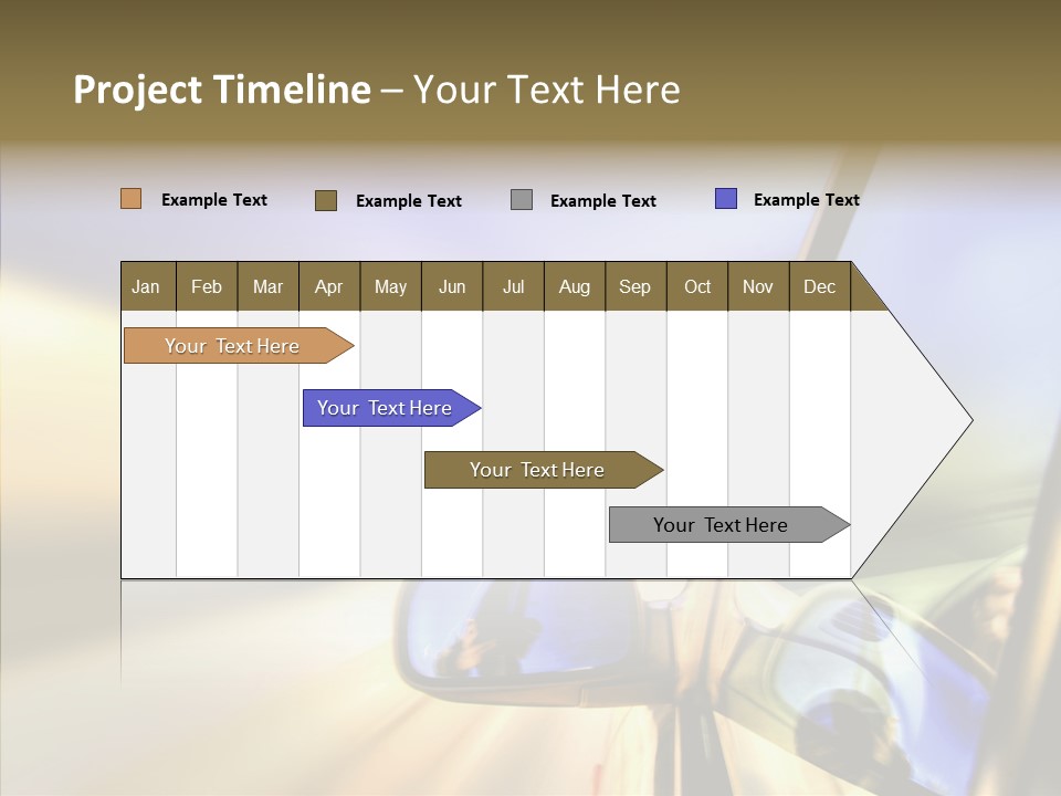 Riding Blue Accelerate PowerPoint Template