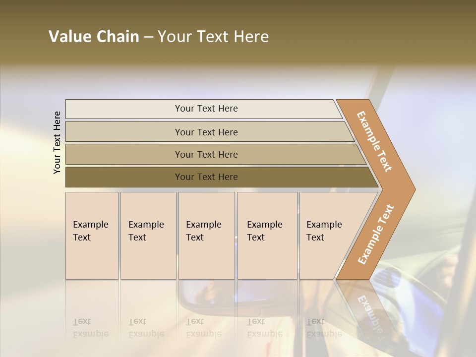 Riding Blue Accelerate PowerPoint Template