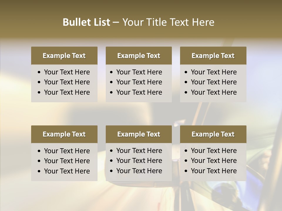 Riding Blue Accelerate PowerPoint Template
