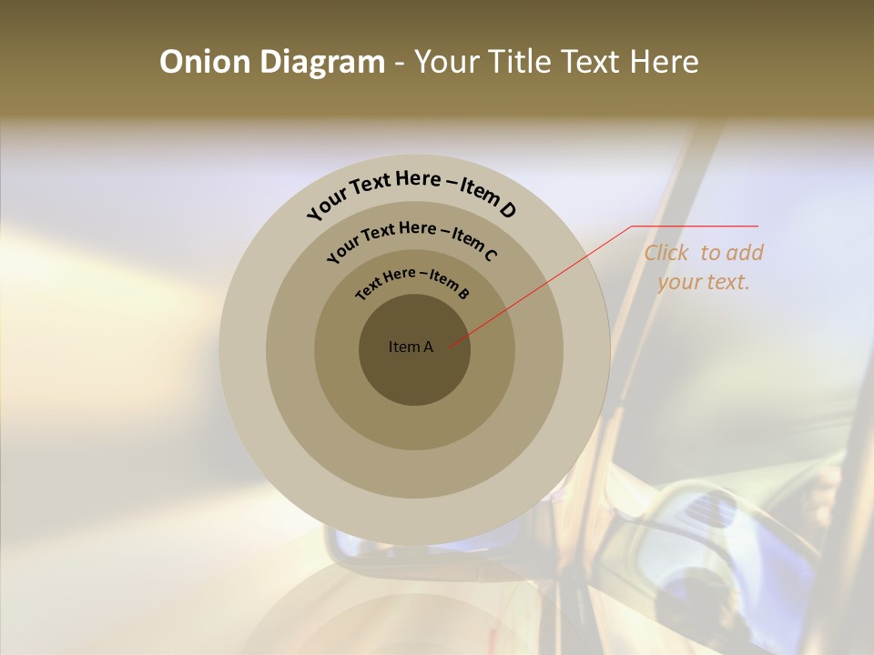 Riding Blue Accelerate PowerPoint Template