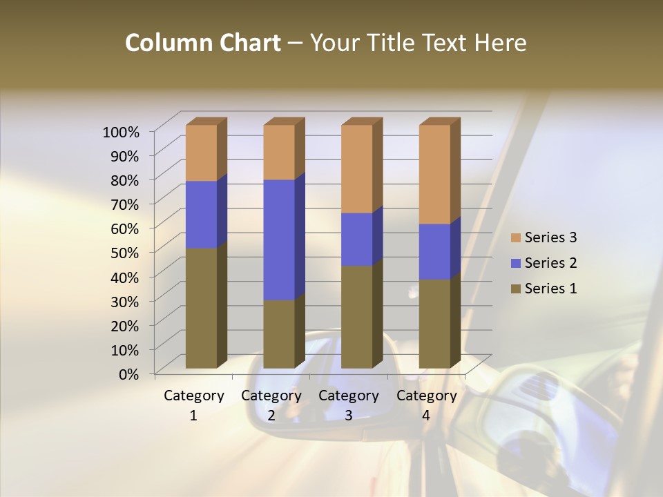Riding Blue Accelerate PowerPoint Template
