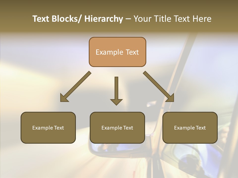 Riding Blue Accelerate PowerPoint Template