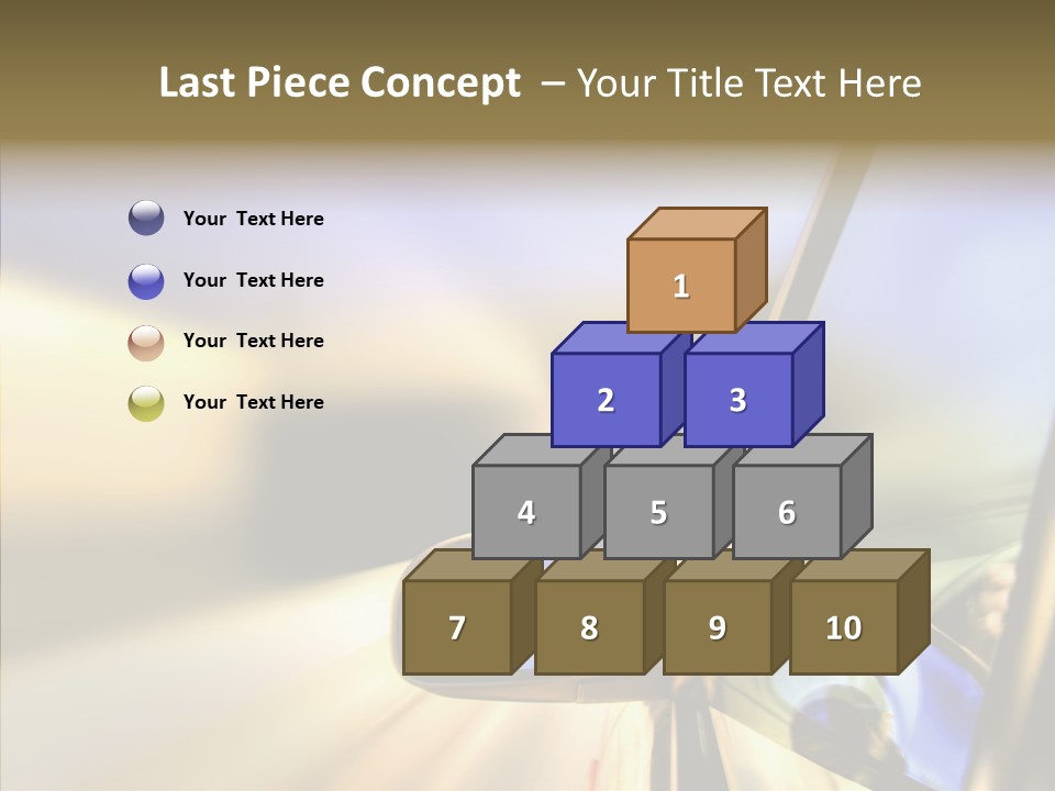 Riding Blue Accelerate PowerPoint Template