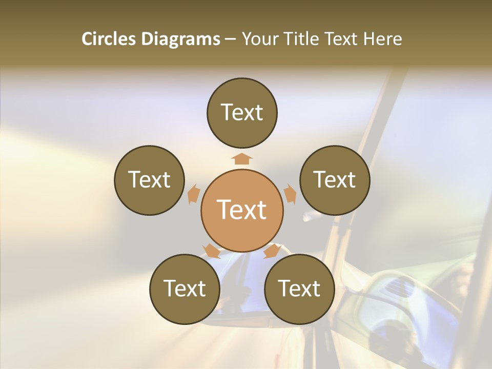 Riding Blue Accelerate PowerPoint Template