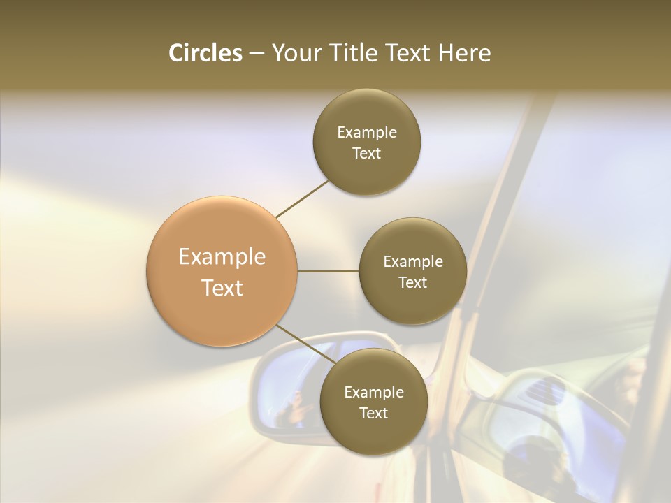 Riding Blue Accelerate PowerPoint Template