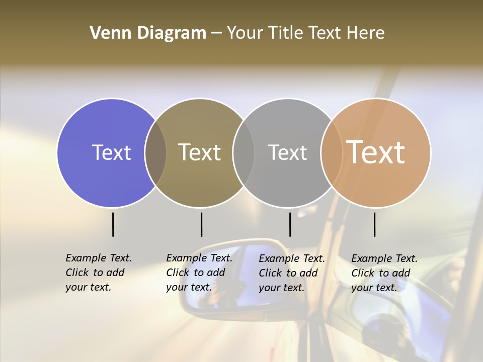 Riding Blue Accelerate PowerPoint Template
