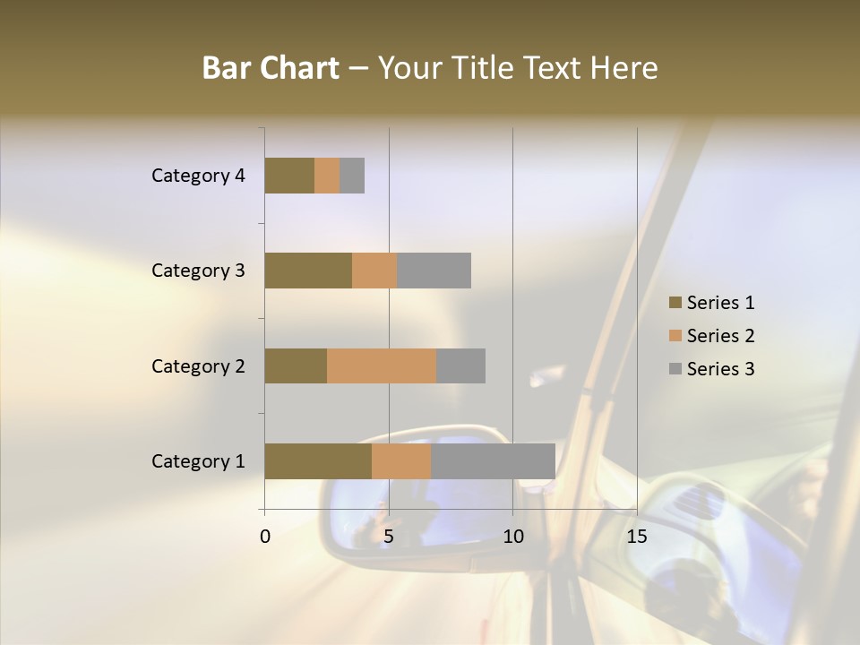 Riding Blue Accelerate PowerPoint Template
