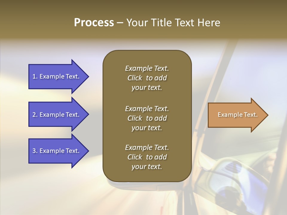 Riding Blue Accelerate PowerPoint Template