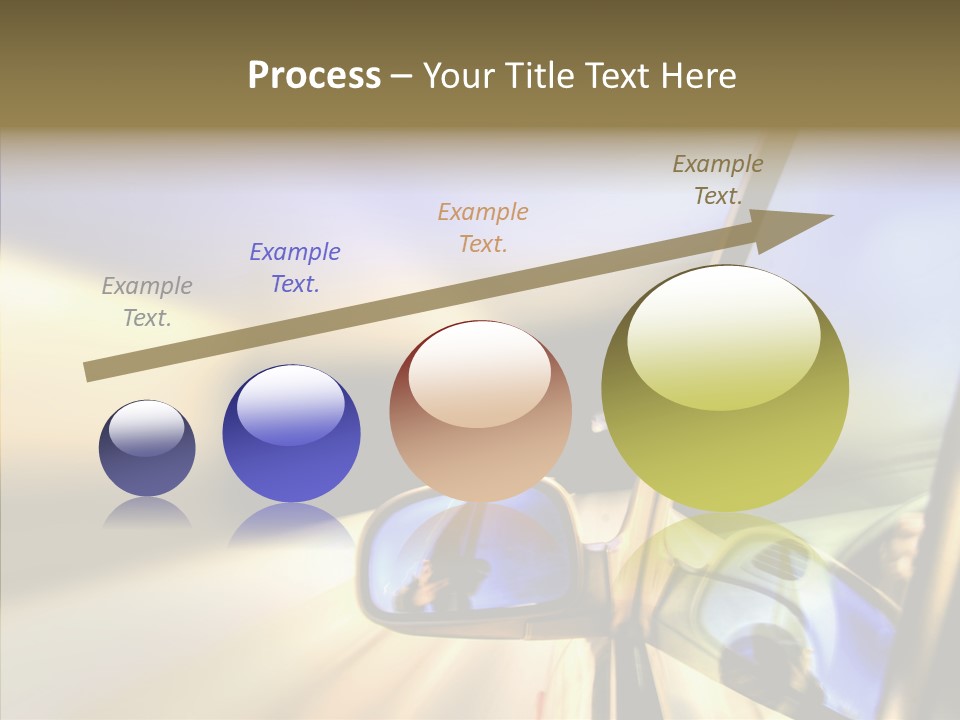 Riding Blue Accelerate PowerPoint Template