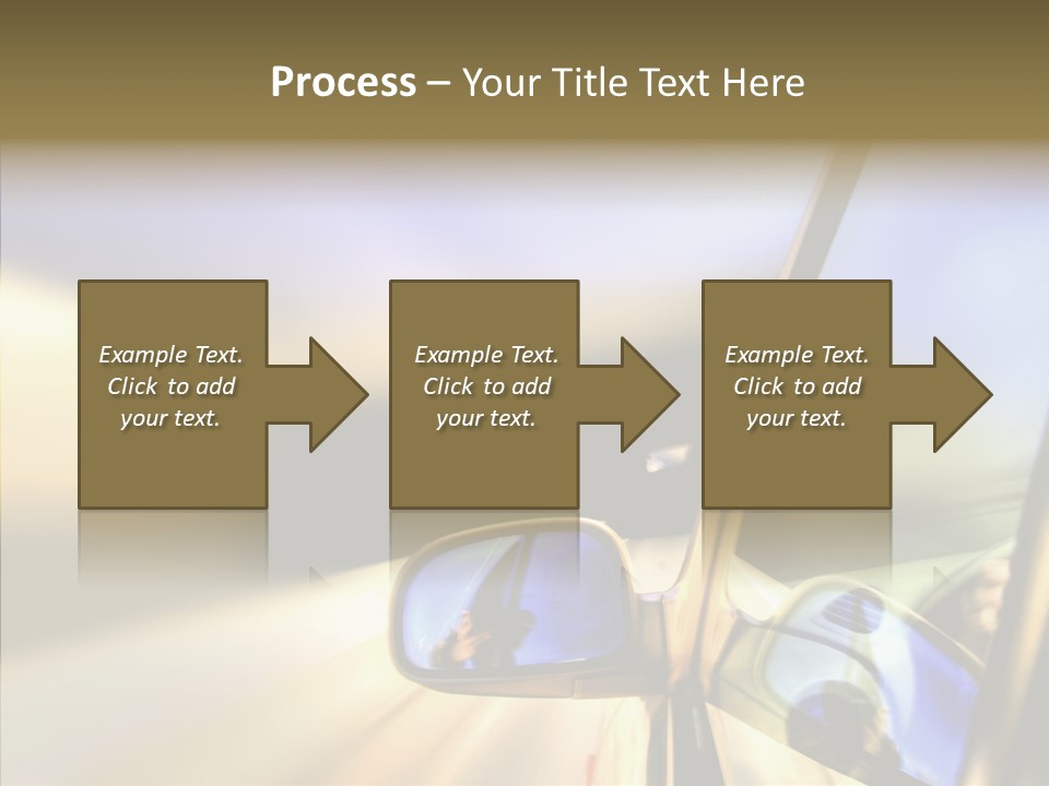 Riding Blue Accelerate PowerPoint Template
