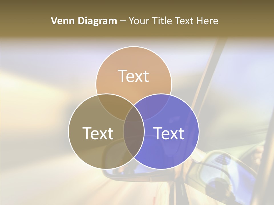 Riding Blue Accelerate PowerPoint Template