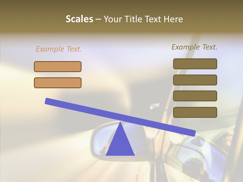 Riding Blue Accelerate PowerPoint Template