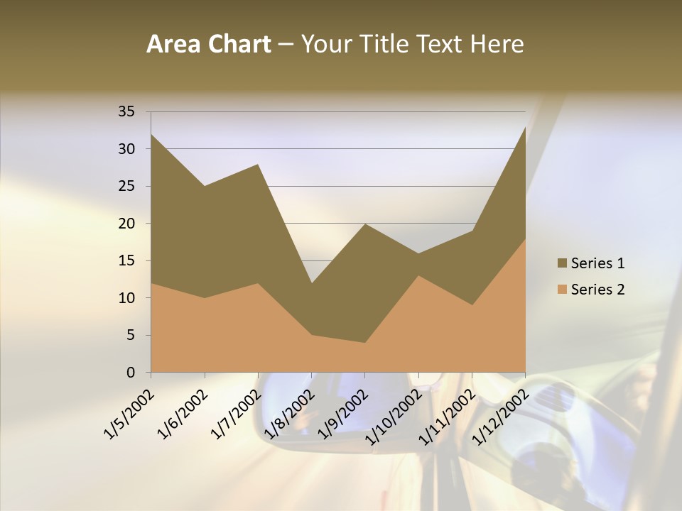 Riding Blue Accelerate PowerPoint Template