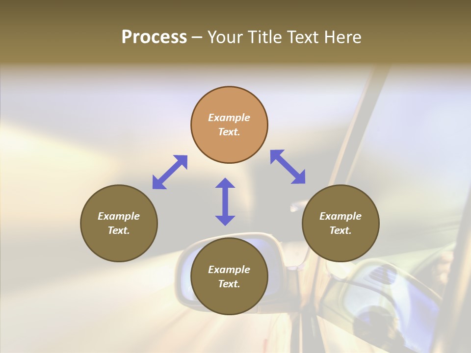 Riding Blue Accelerate PowerPoint Template