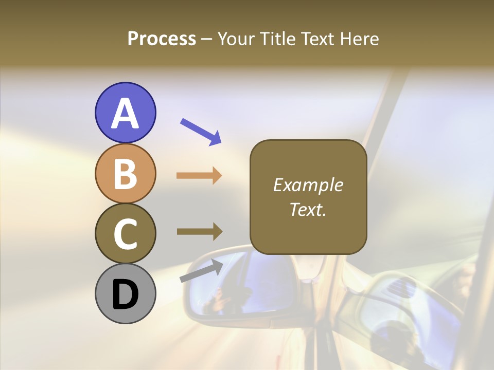 Riding Blue Accelerate PowerPoint Template