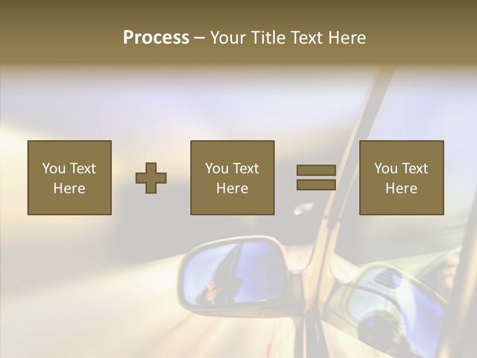 Riding Blue Accelerate PowerPoint Template