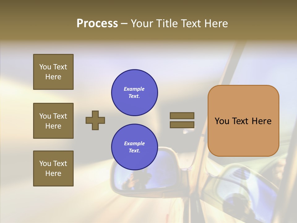 Riding Blue Accelerate PowerPoint Template
