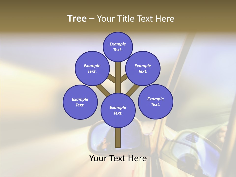 Riding Blue Accelerate PowerPoint Template