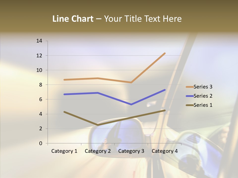 Riding Blue Accelerate PowerPoint Template
