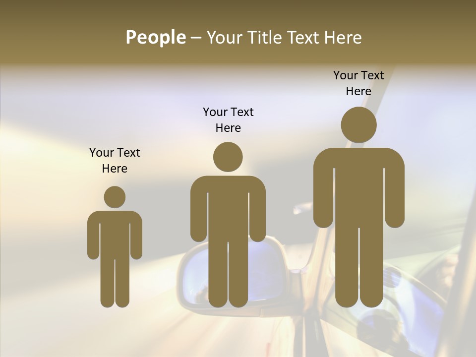 Riding Blue Accelerate PowerPoint Template