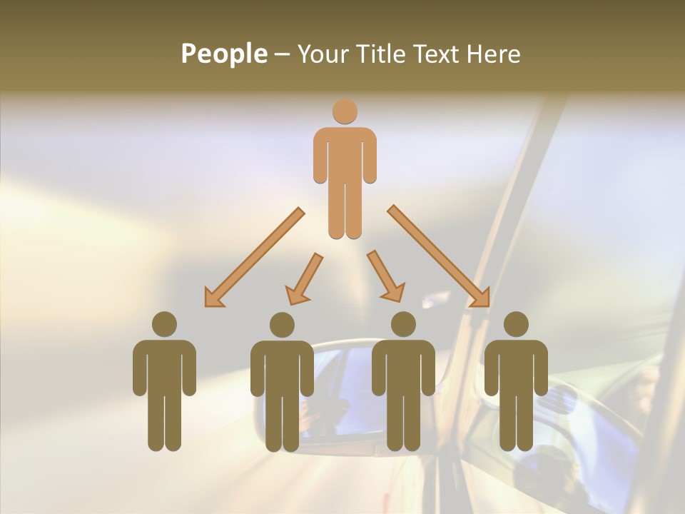 Riding Blue Accelerate PowerPoint Template