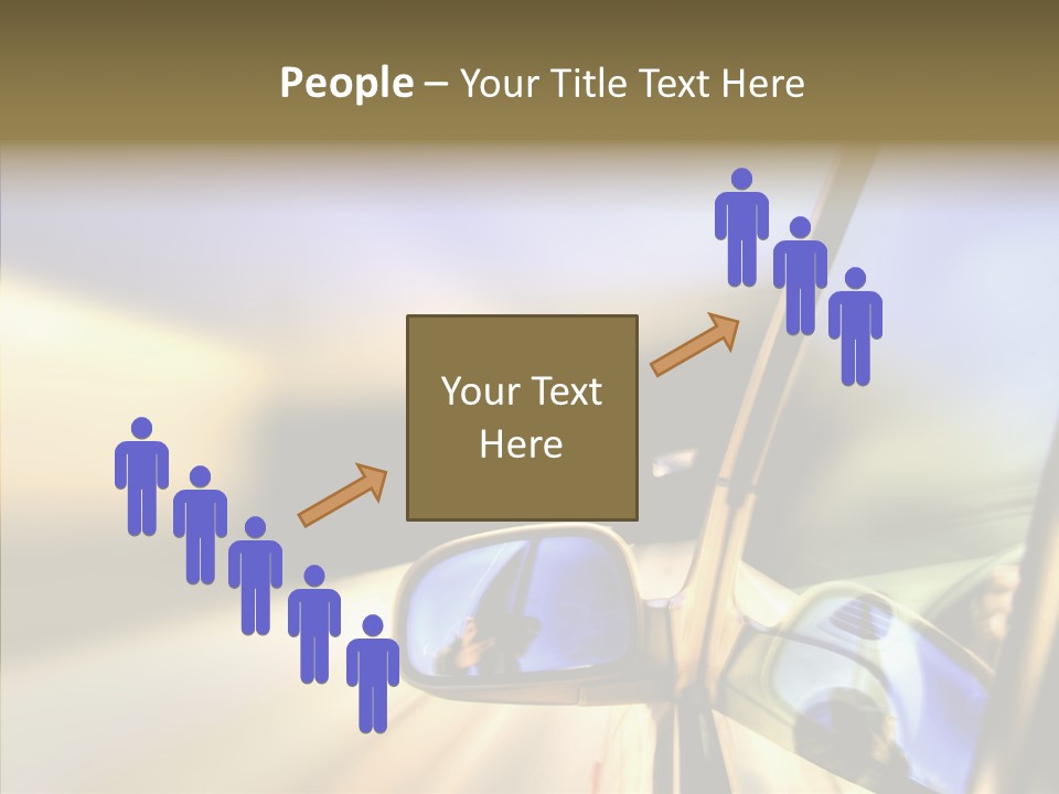 Riding Blue Accelerate PowerPoint Template