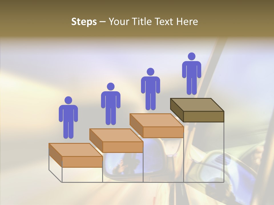 Riding Blue Accelerate PowerPoint Template