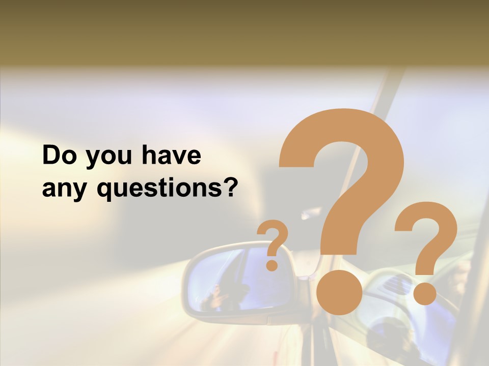 Riding Blue Accelerate PowerPoint Template